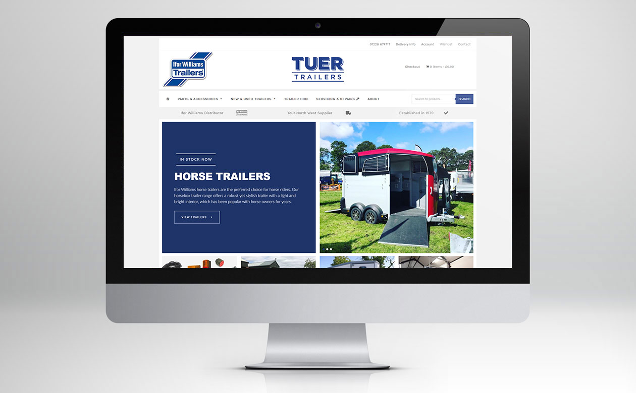 Tuer Trailers Website