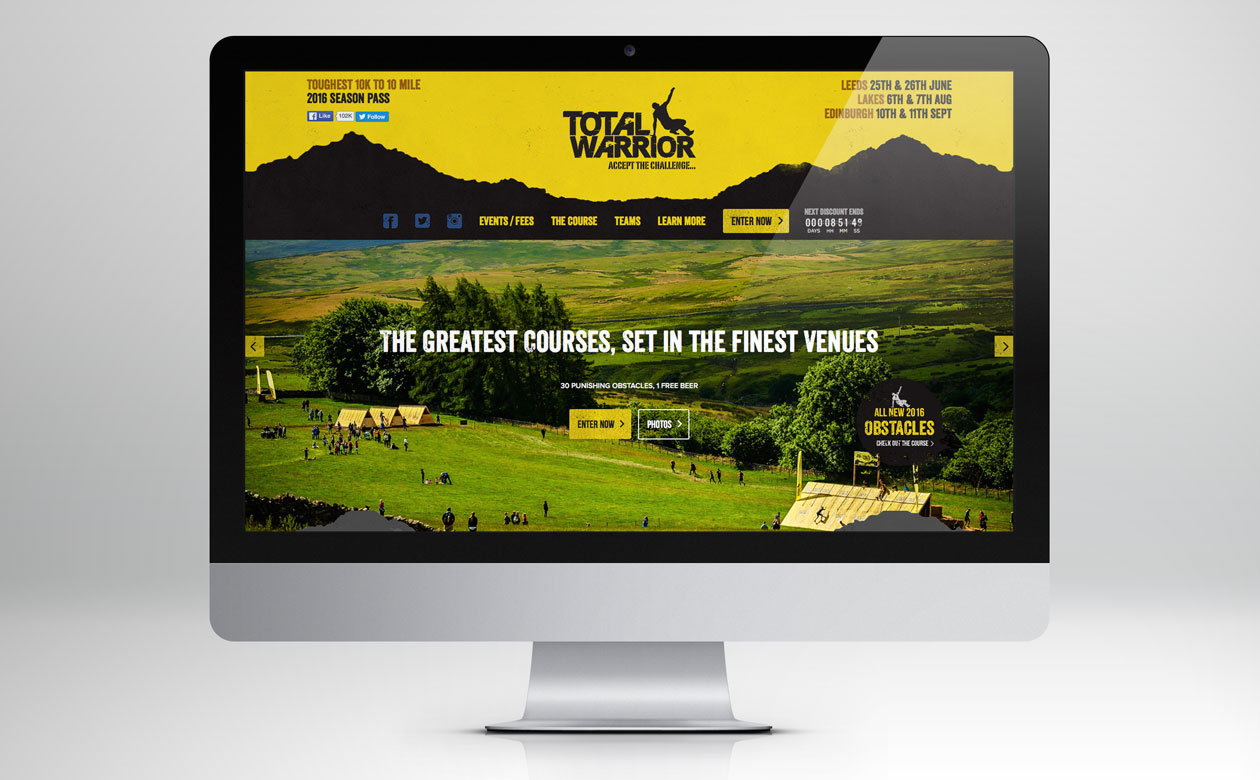 Total Warrior Website design