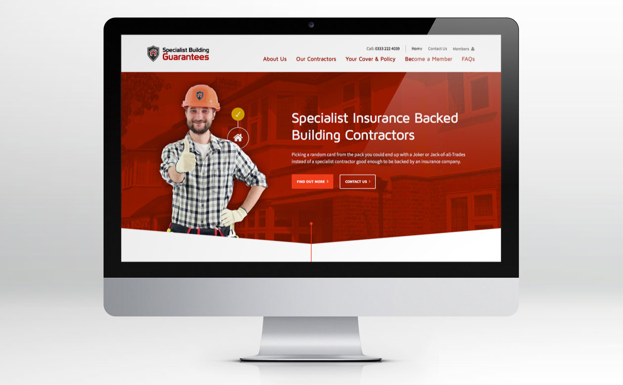 SB Guarantees website design